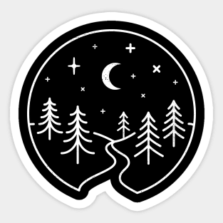 Alpine Night Sticker